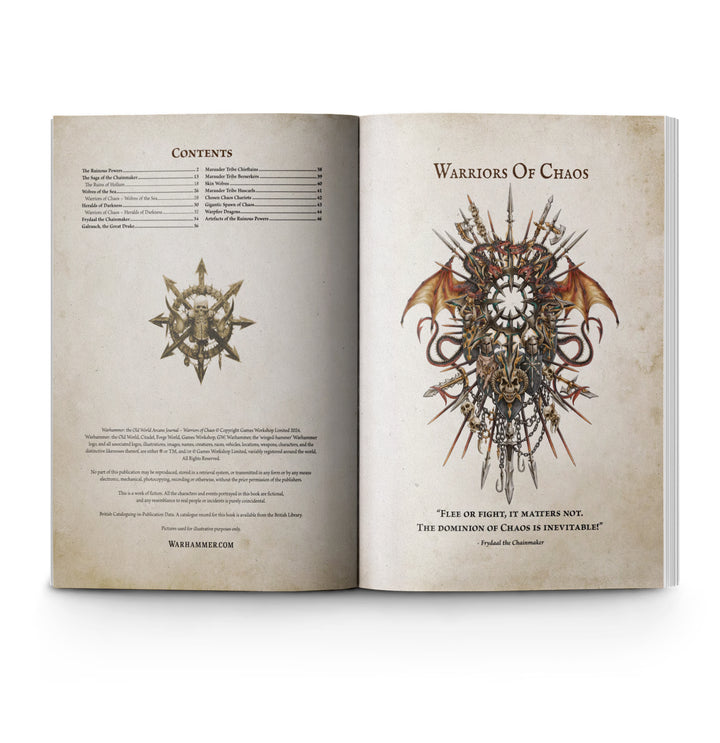 Warhammer: The Old World - Arcane Journal, Warriors of Chaos