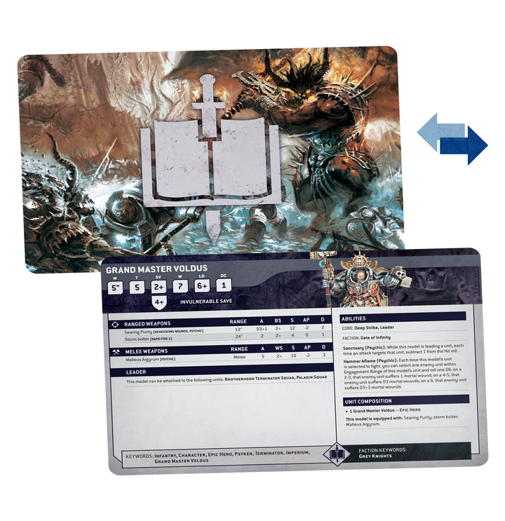 Warhammer 40,000: Grey Knights - Datasheet Cards