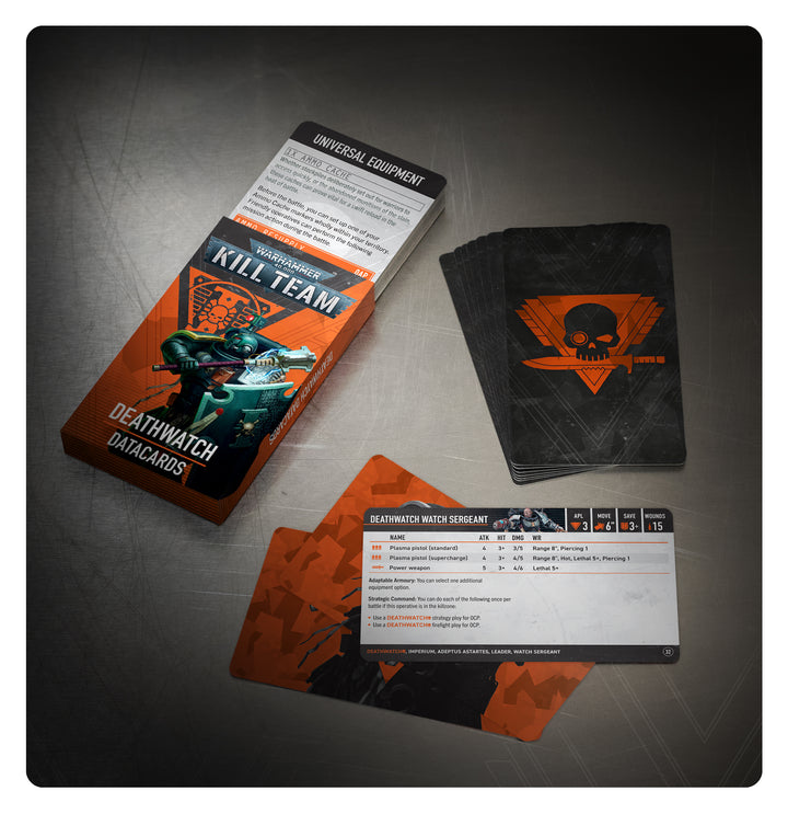 Warhammer 40,000: Kill Team - Deathwatch Datacards