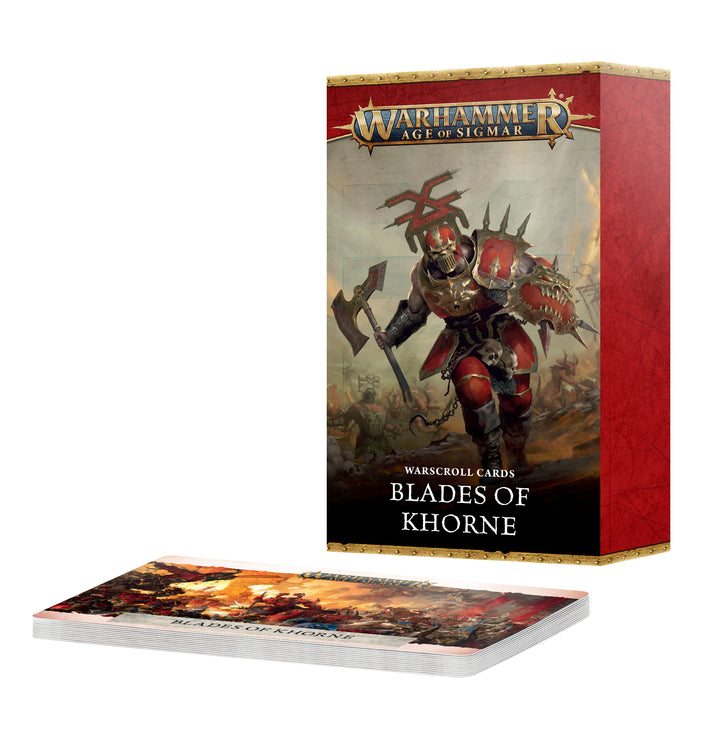 Warhammer Age of Sigmar: Blades of Khorne - Warscroll Cards