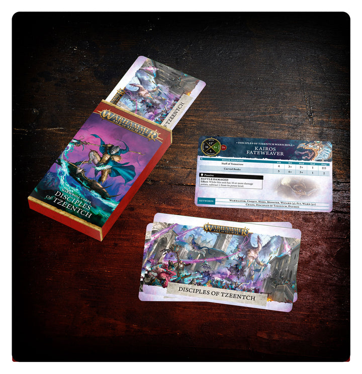 Warhammer Age of Sigmar: Disciples of Tzeentch - Warscroll Cards