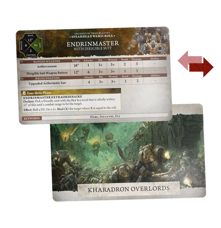 Warhammer Age of Sigmar: Kharadron Overlords - Warscroll Cards