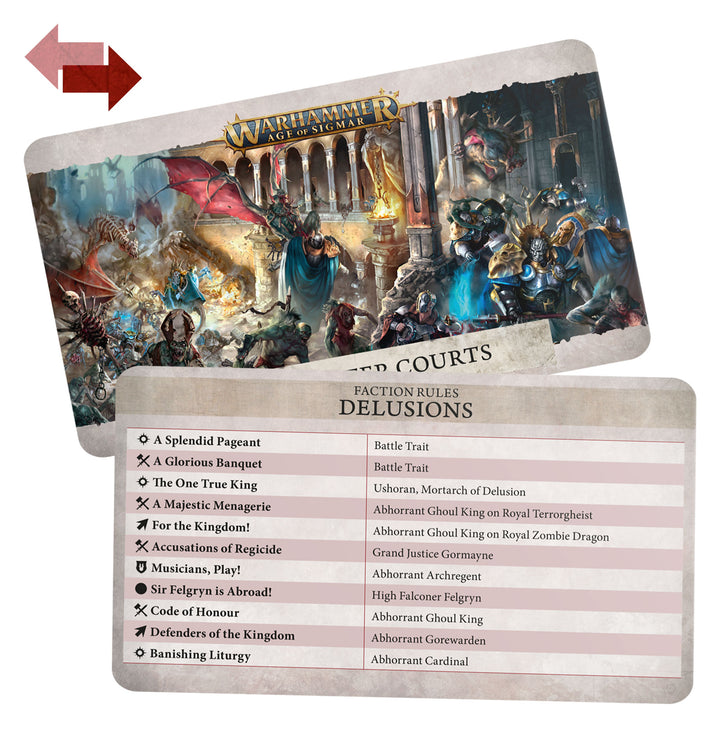 Warhammer Age of Sigmar: Flesh-eater Courts - Warscroll Cards