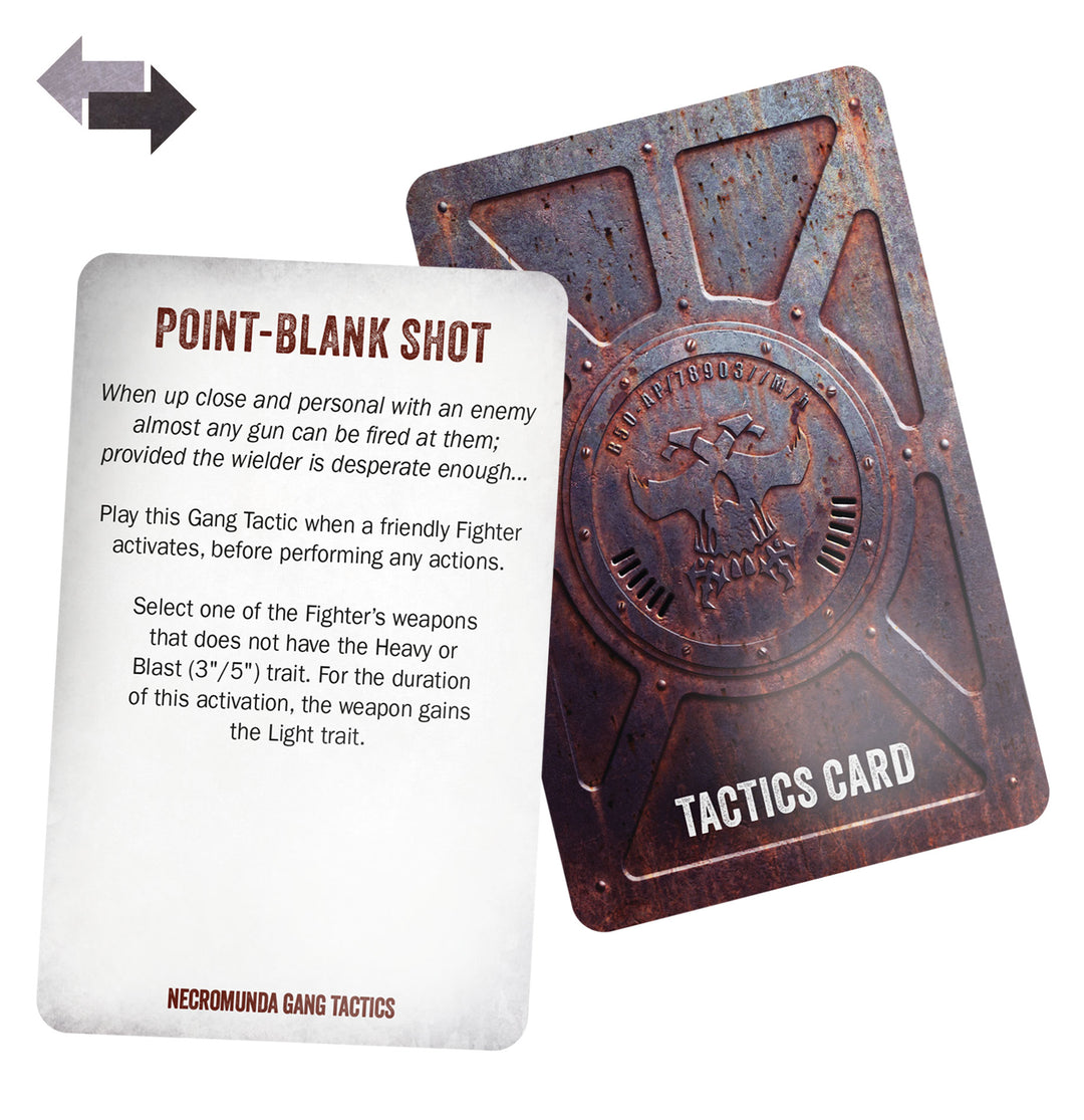 Necromunda Skirmish: Core Gang Tactics Cards