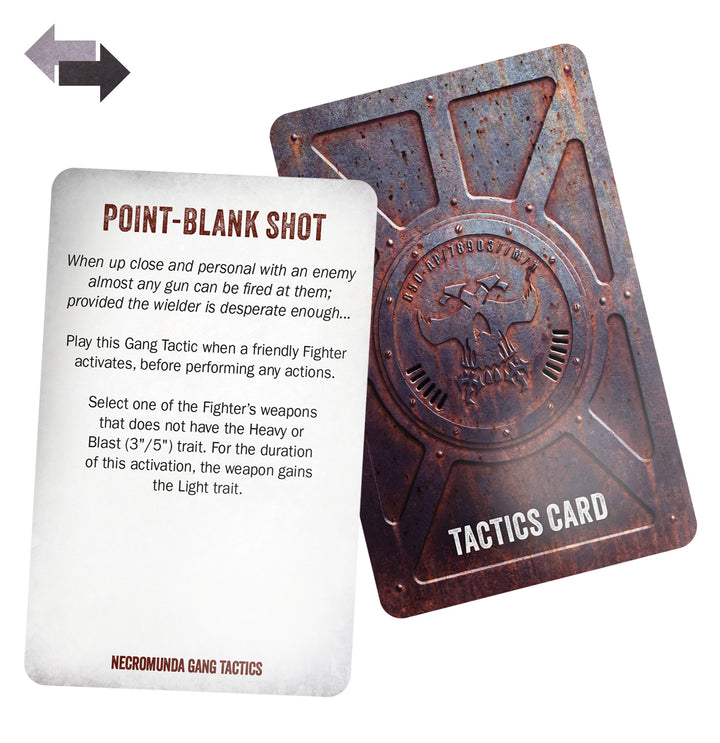 Necromunda Skirmish: Core Gang Tactics Cards