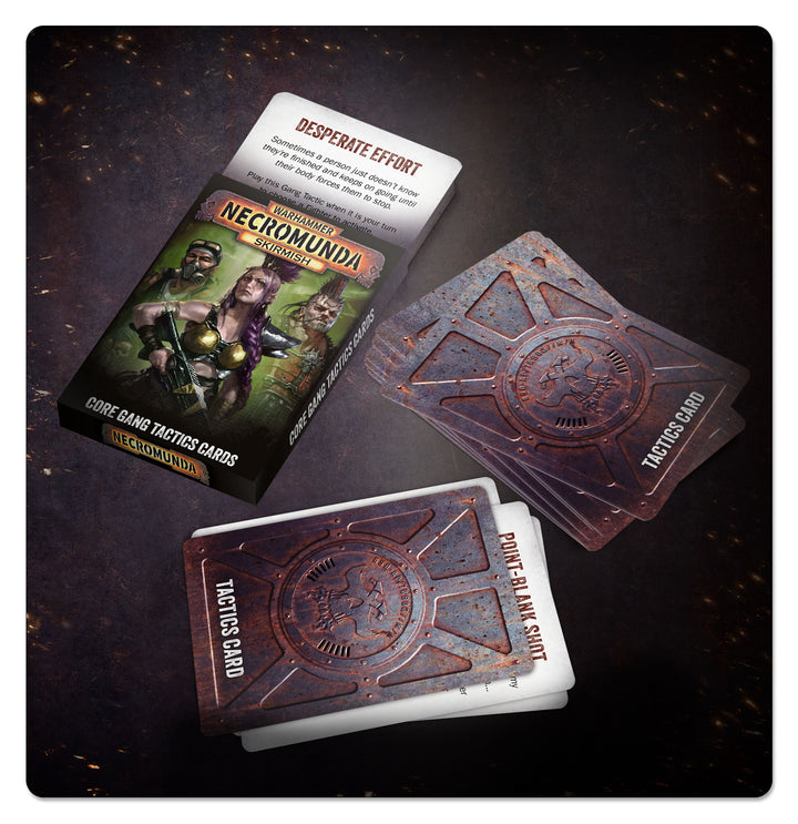 Necromunda Skirmish: Core Gang Tactics Cards