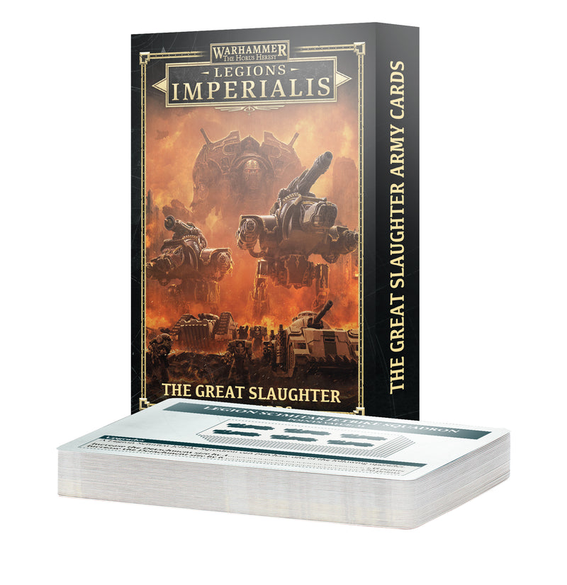 Warhammer Horus Heresy: Legions Imperialis - The Great Slaughter Army Cards