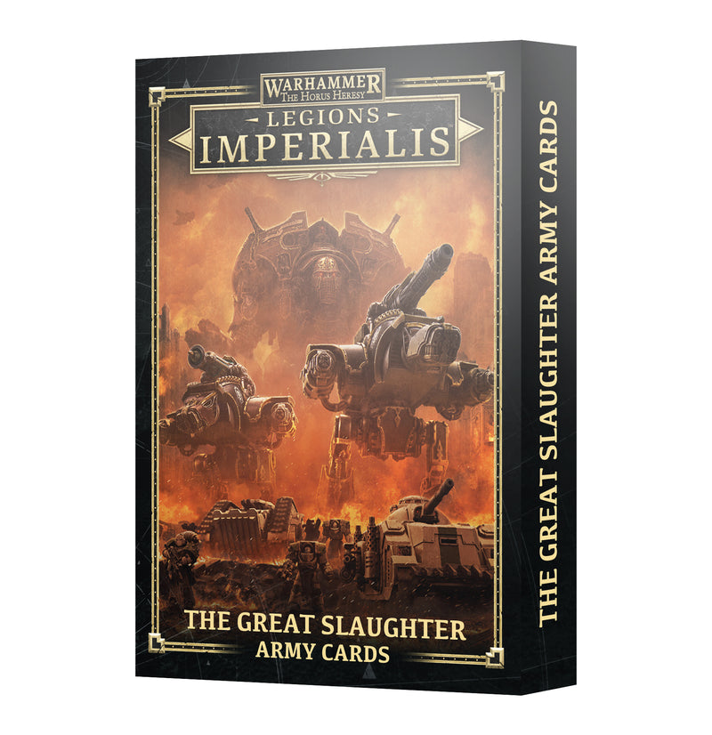 Warhammer Horus Heresy: Legions Imperialis - The Great Slaughter Army Cards