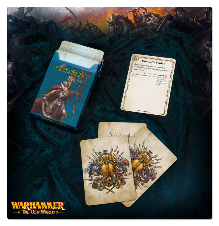 Warhammer: The Old World - Common Magic Items Reference Card Pack