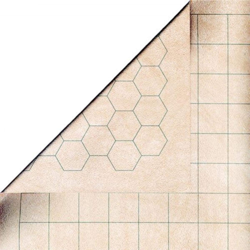 Reversible Battlemat™ 1½" Squares & 1½" Hexes (23 1/2" x 26" Playing Surface) (Chessex) (96257)