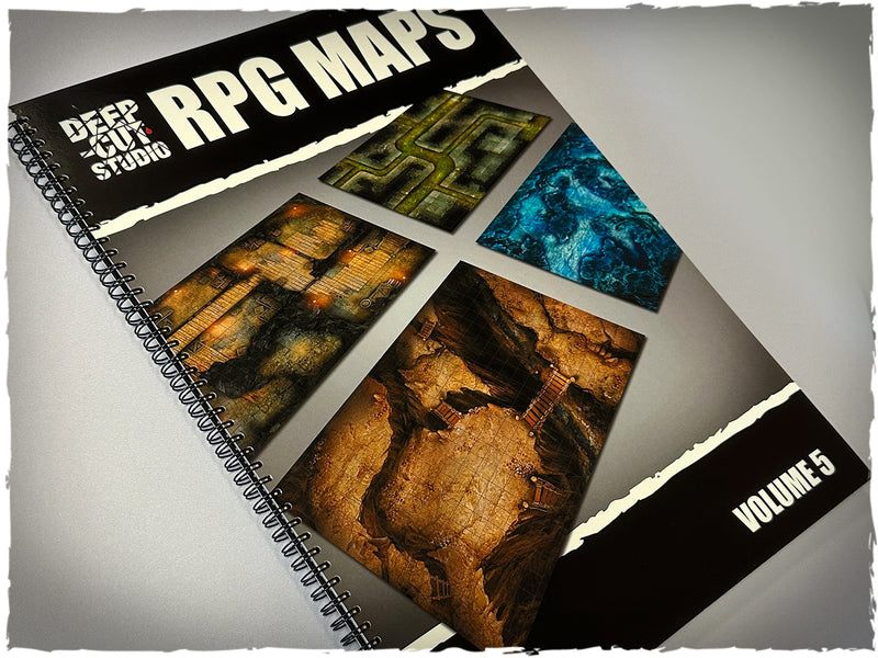 Book of RPG maps, Volume 5 (Deep-Cut Studio)