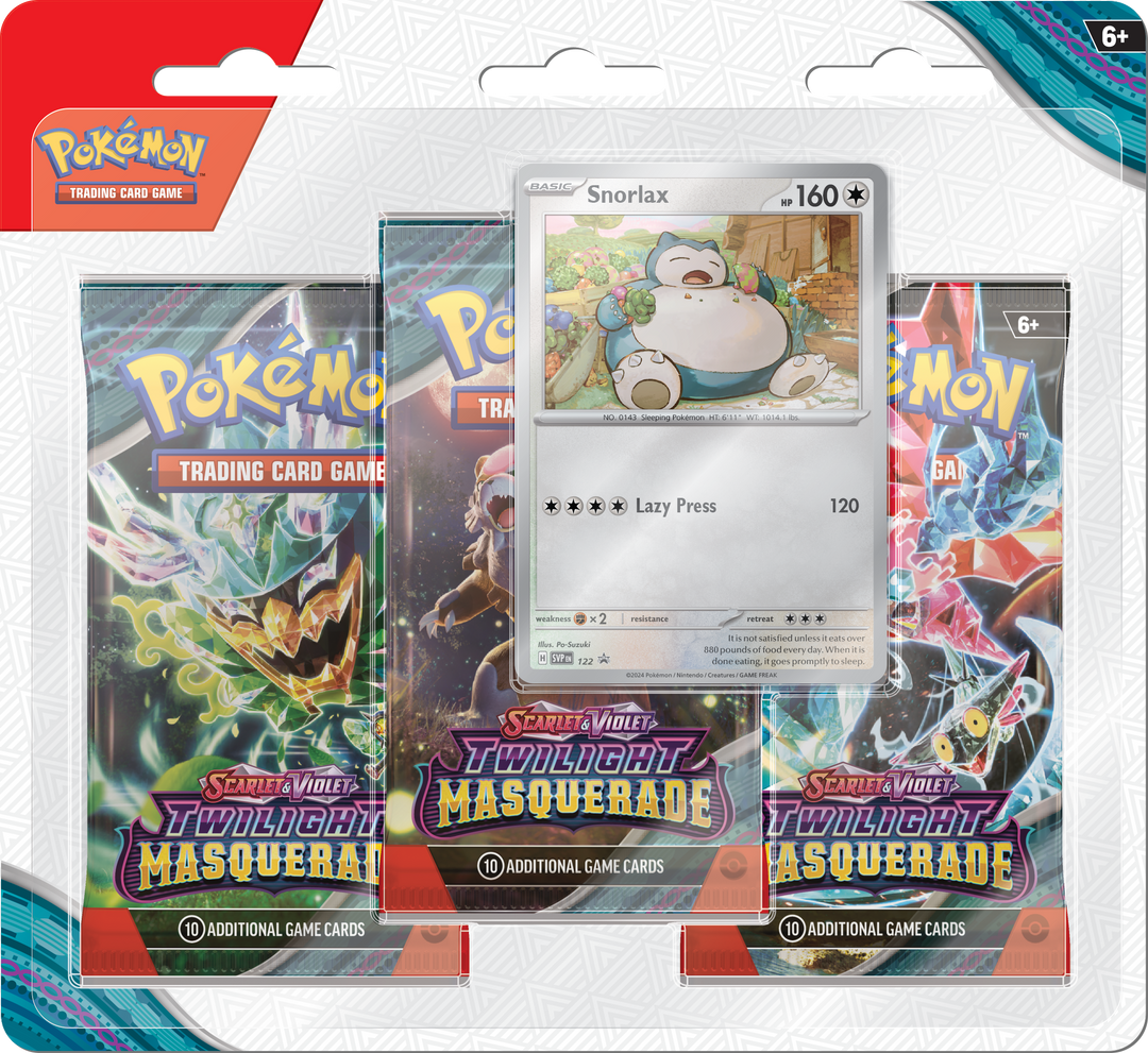 Pokemon TCG: SV6 Twilight Masquerade - 3-Pack Checklane Blister