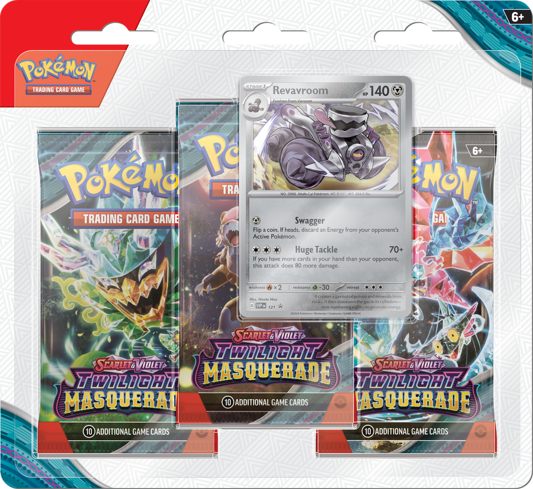 Pokemon TCG: SV6 Twilight Masquerade - 3-Pack Checklane Blister