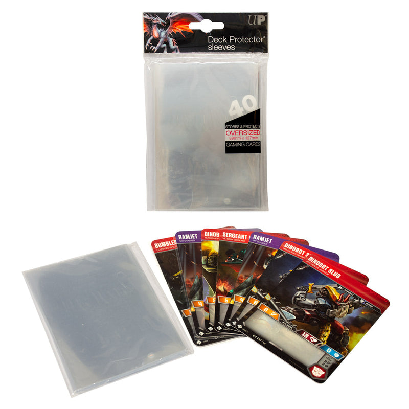 Clear Oversized Deck Protector Sleeves (40ct) (Ultra PRO)