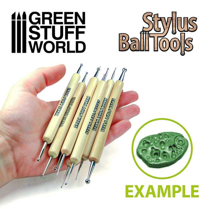 8x Sculpting STYLUS tool set (Green Stuff World)