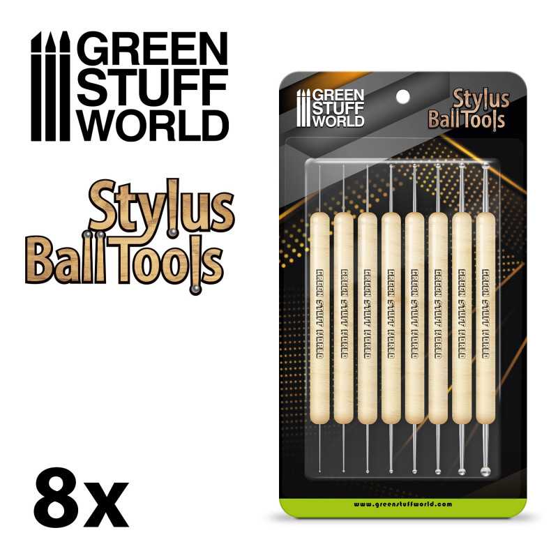 8x Sculpting STYLUS tool set (Green Stuff World)