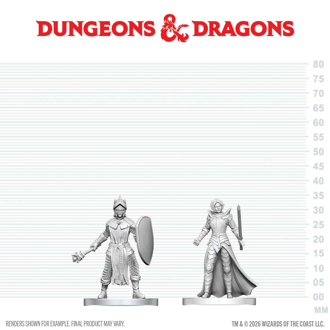 Dungeons & Dragons - Nolzur's Marvelous Miniatures: Black Gauntlet & Zhentilar Paladin of Bane