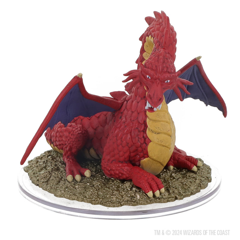 Dungeons & Dragons: Icons of the Realms: 50th Anniversary - Classic Red Dragon Boxed Miniature