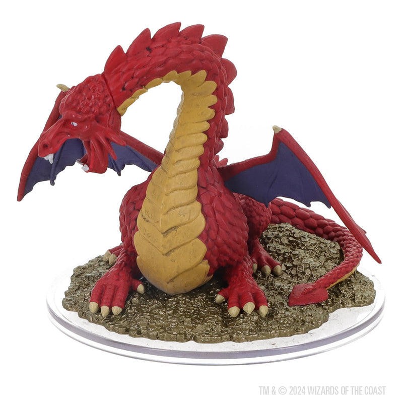 Dungeons & Dragons: Icons of the Realms: 50th Anniversary - Classic Red Dragon Boxed Miniature