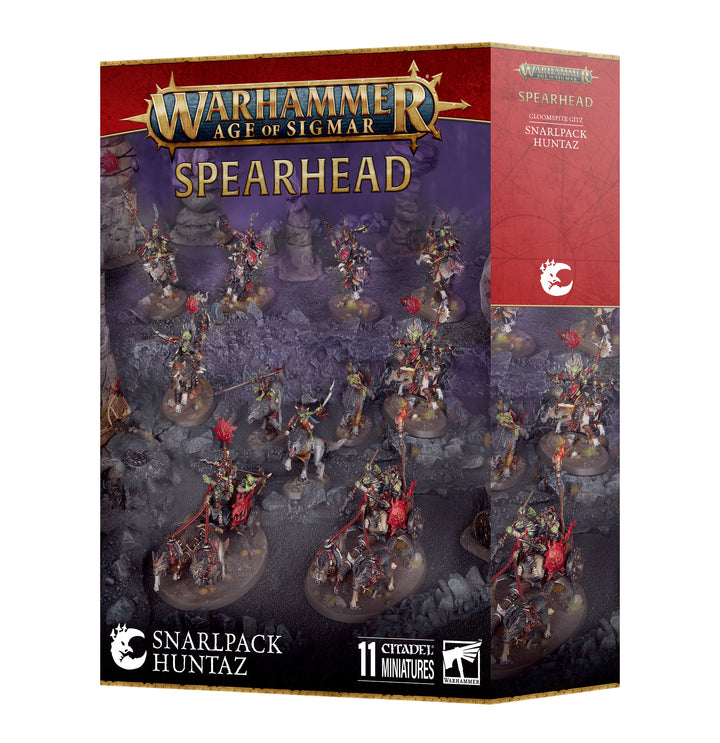 Warhammer Age of Sigmar: Gloomspite Gitz – Snarlpack Huntaz Spearhead
