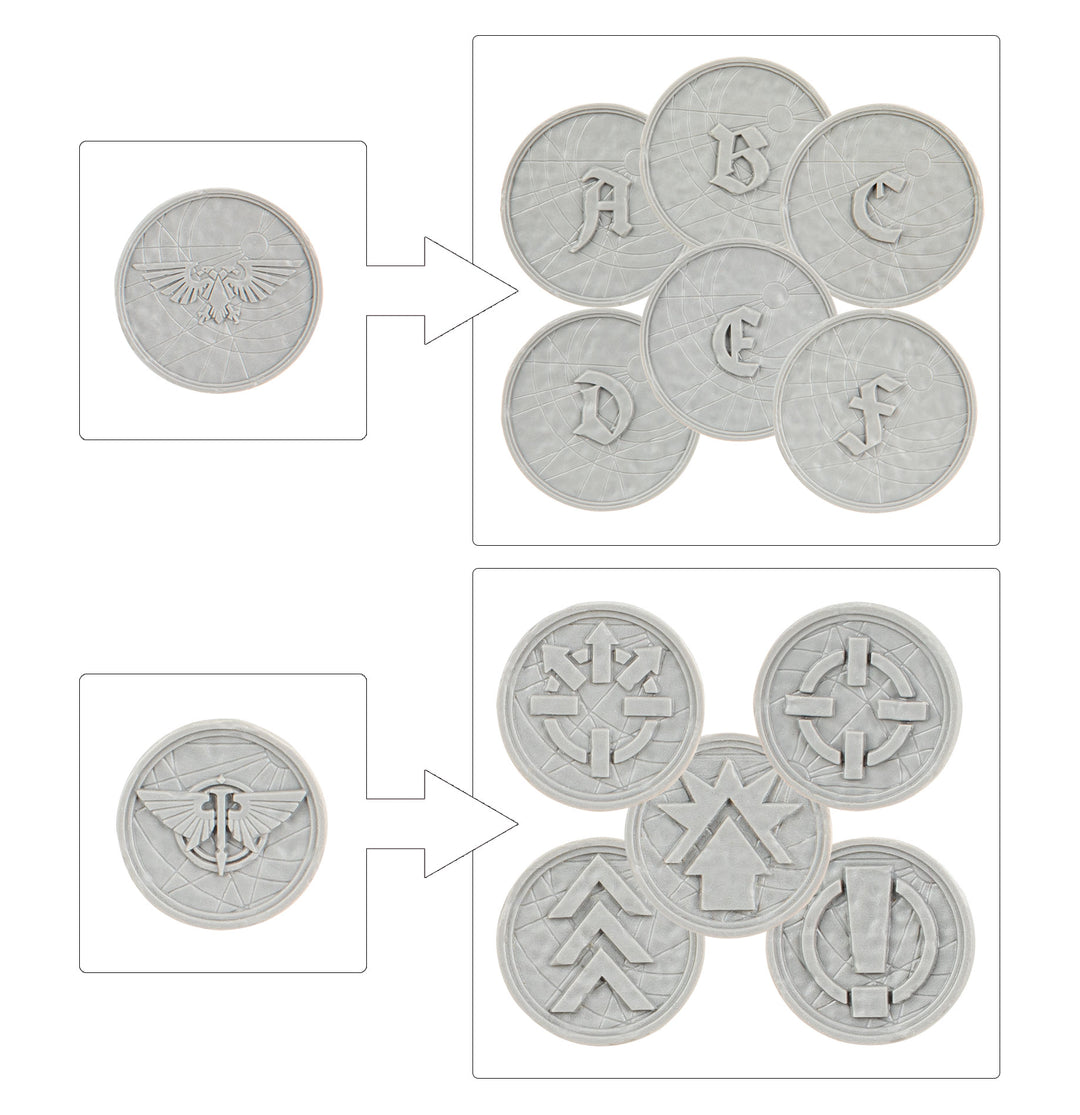 Warhammer Horus Heresy: Legions Imperialis - Order Tokens and Objective Markers