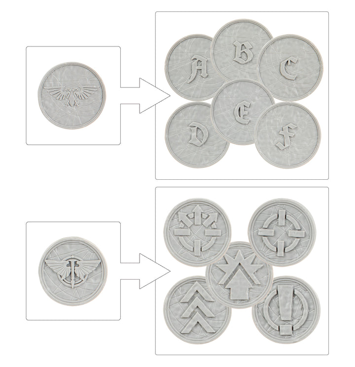 Warhammer Horus Heresy: Legions Imperialis - Order Tokens and Objective Markers