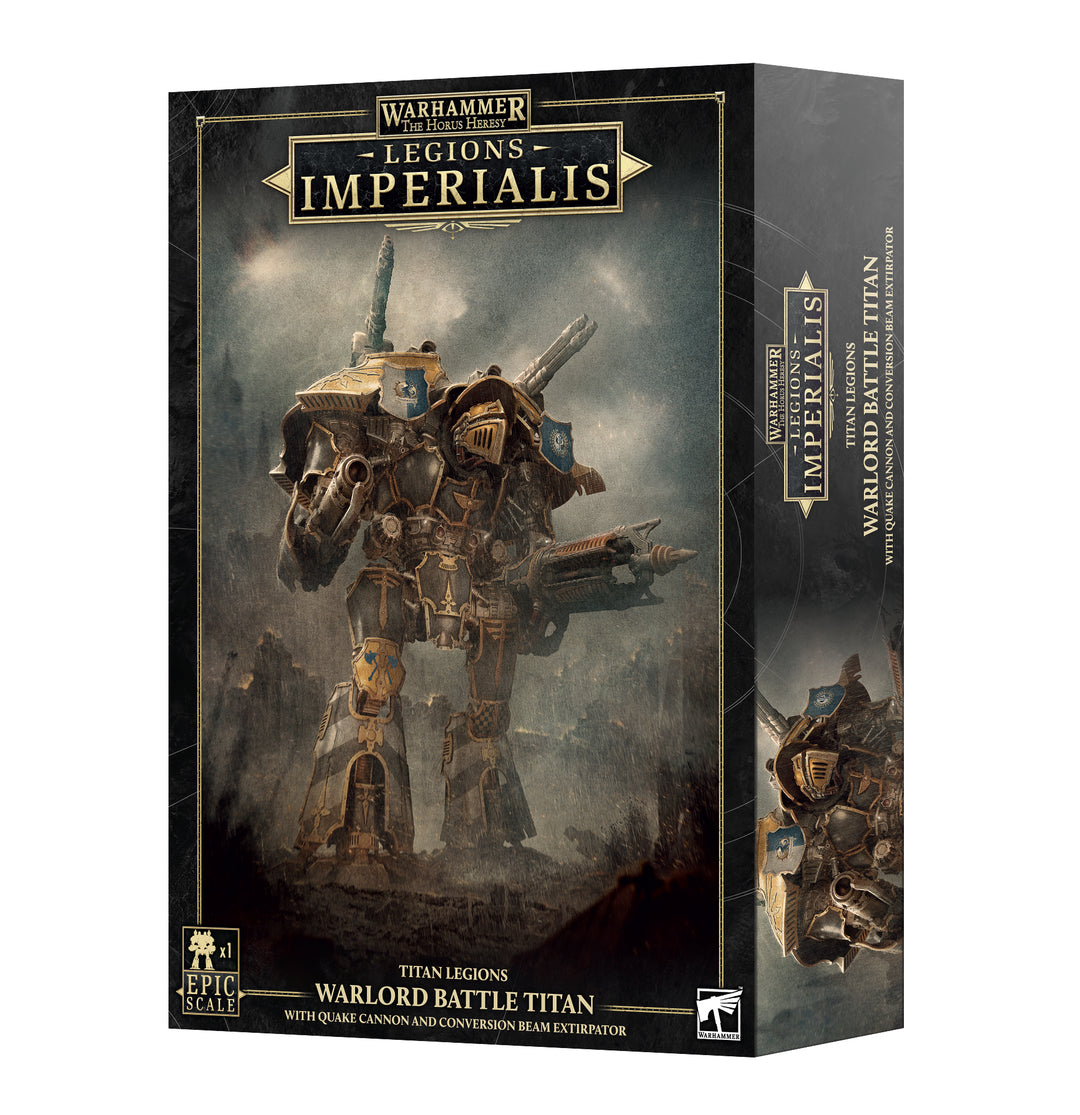 Legions Imperialis: Titan Legions - Warlord Titan with Quake Cannon and Conversion Beam Extirpator