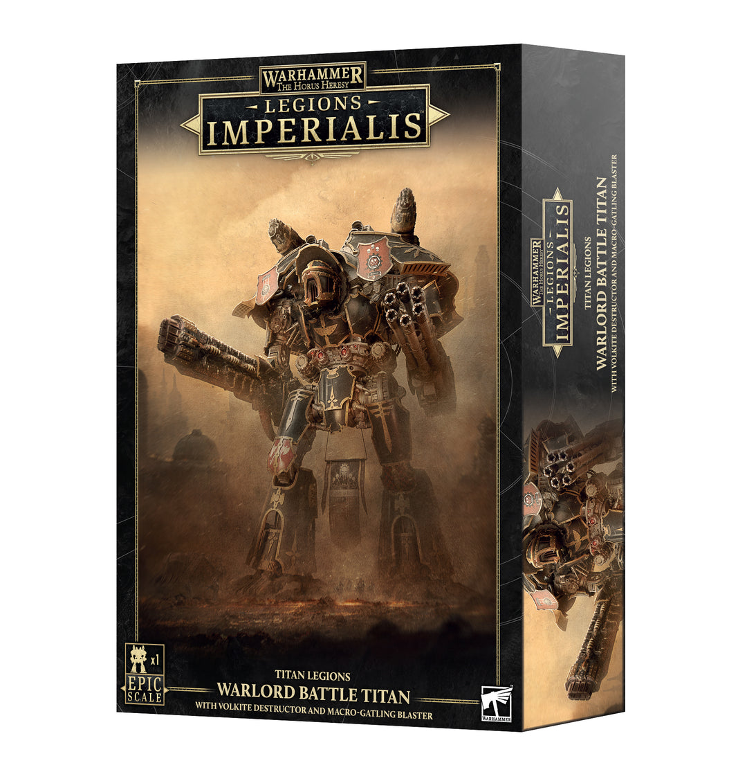 Legions Imperialis: Titan Legions - Warlord Titan with Volkite Destructor and Macro-Gatling Blaster