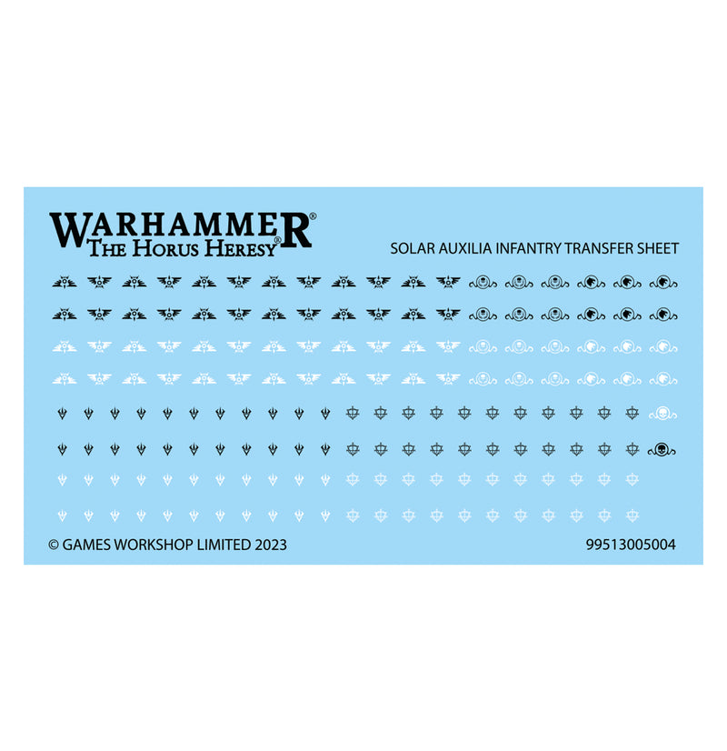 Warhammer Horus Heresy: Solar Auxilia - Lasrifle Section