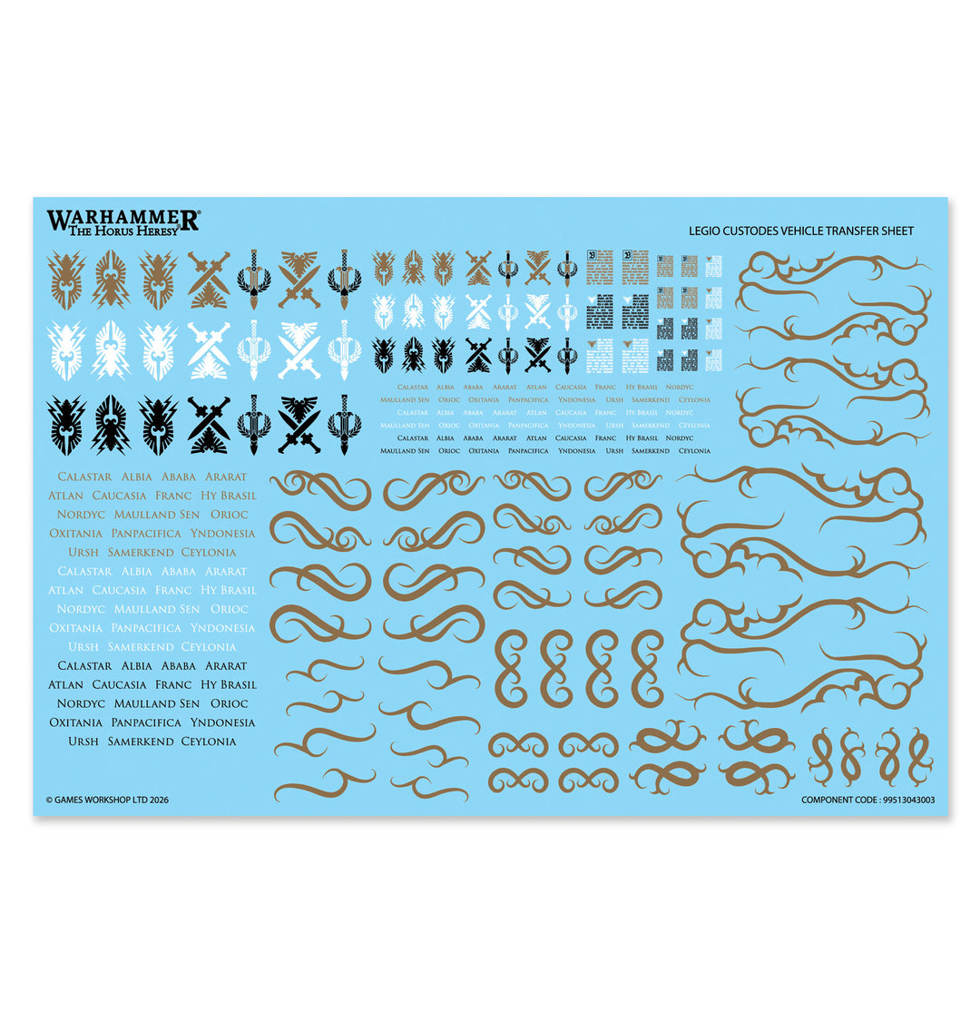 Warhammer Horus Heresy: Legio Custodes - Caladius Grav-tank