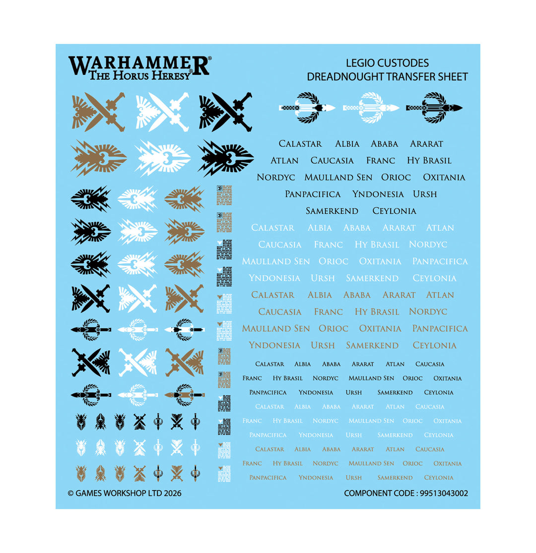 Warhammer Horus Heresy: Legio Custodes - Custodes Support Battle Group