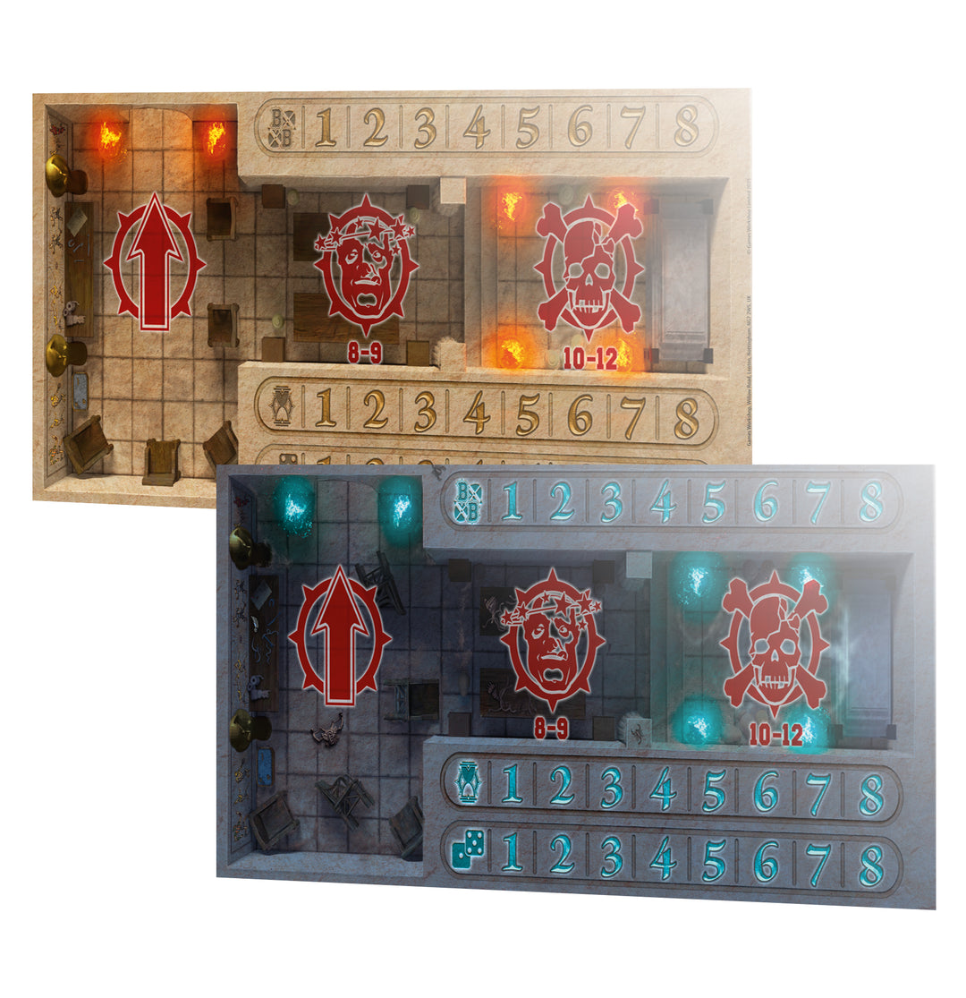 Blood Bowl: Tomb Kings Pitch - Double-sided Pitch and Dugouts Set