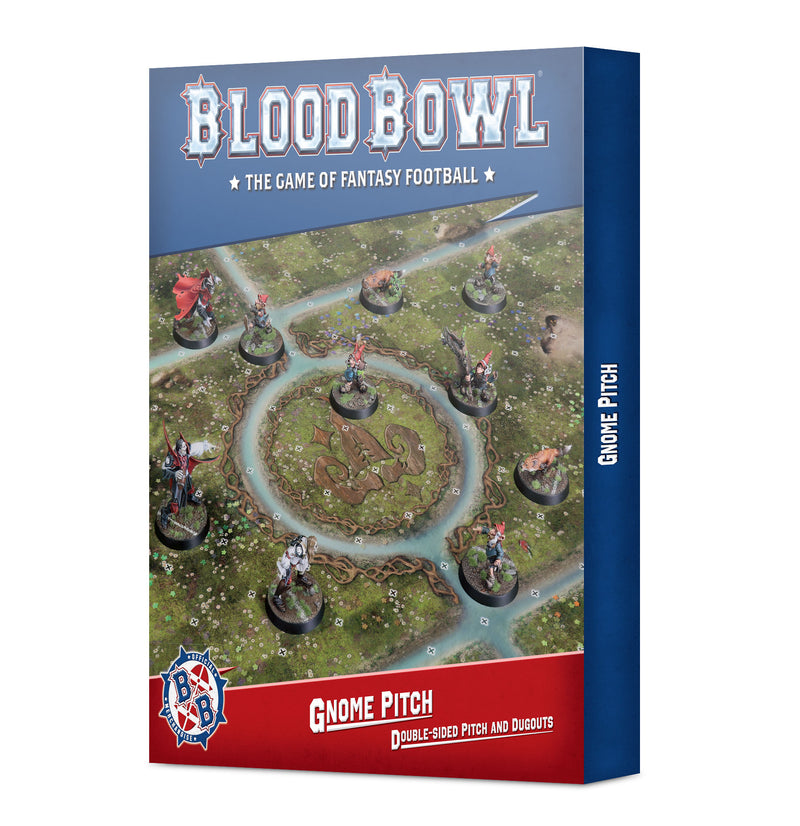 Blood Bowl: Gnome Team Double-sided Pitch and Dugouts Set