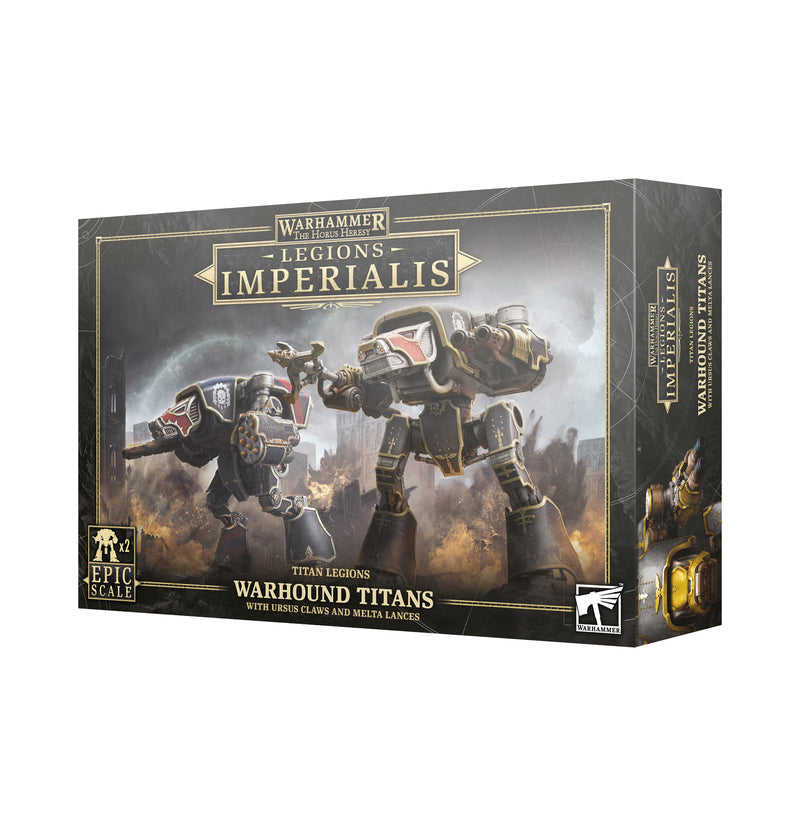 Warhammer Horus Heresy: Legions Imperialis - Warhound Titans with Ursus Claws and Melta Lances