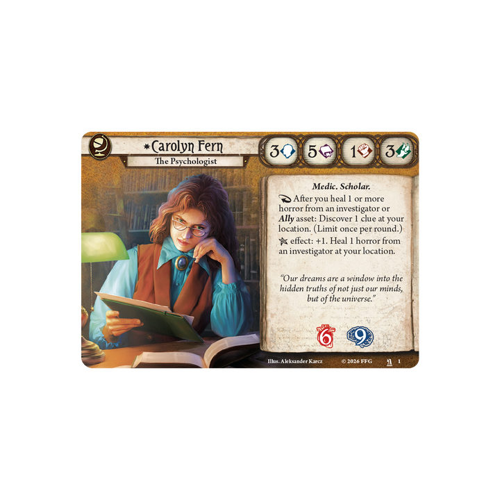 Arkham Horror: The Card Game - Carolyn Fern Investigator Deck