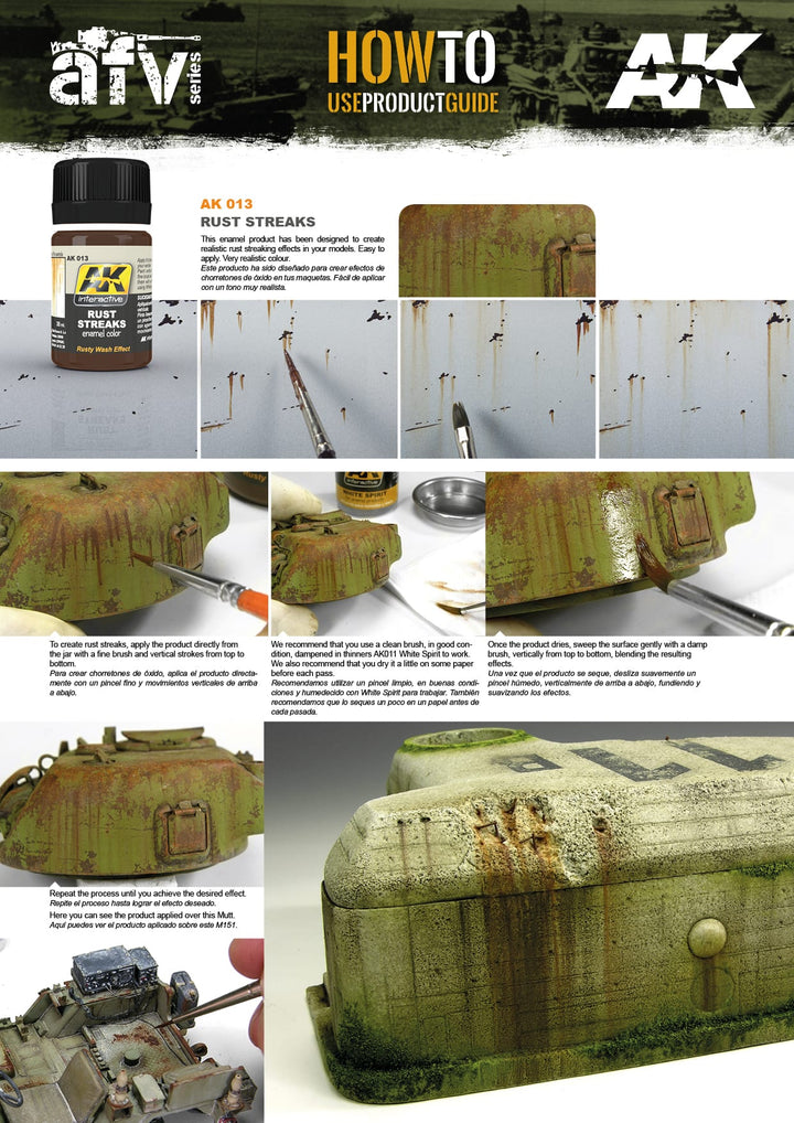 Enamel: Rust Streaks (AK Interactive) (AK013)