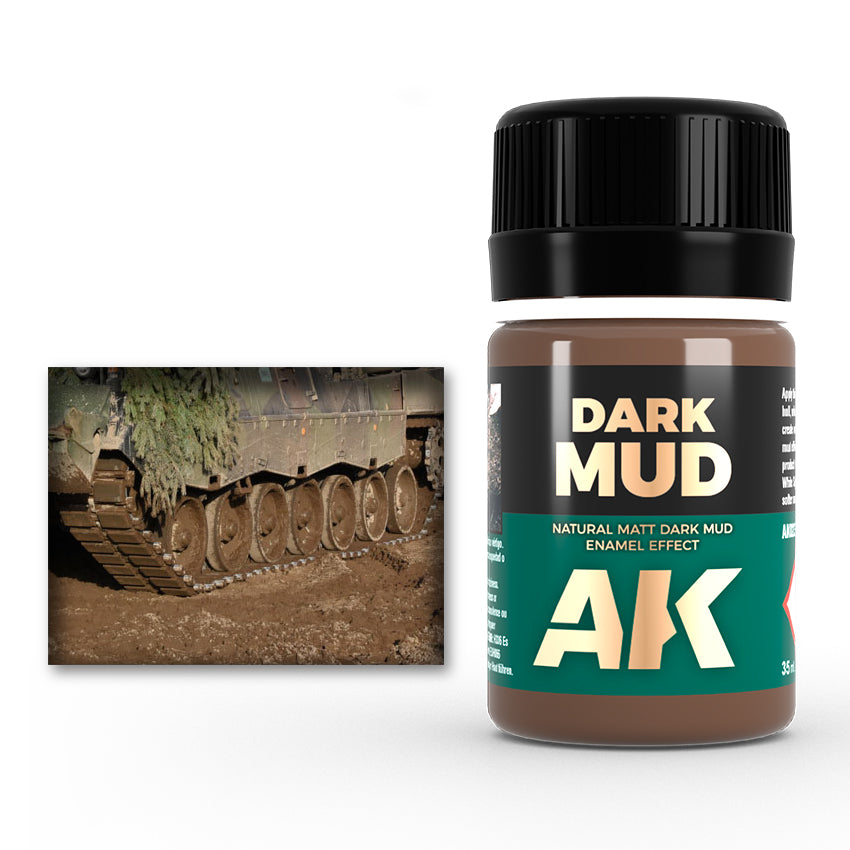 Enamel: Dark Mud Effect (AK Interactive) (AK023)