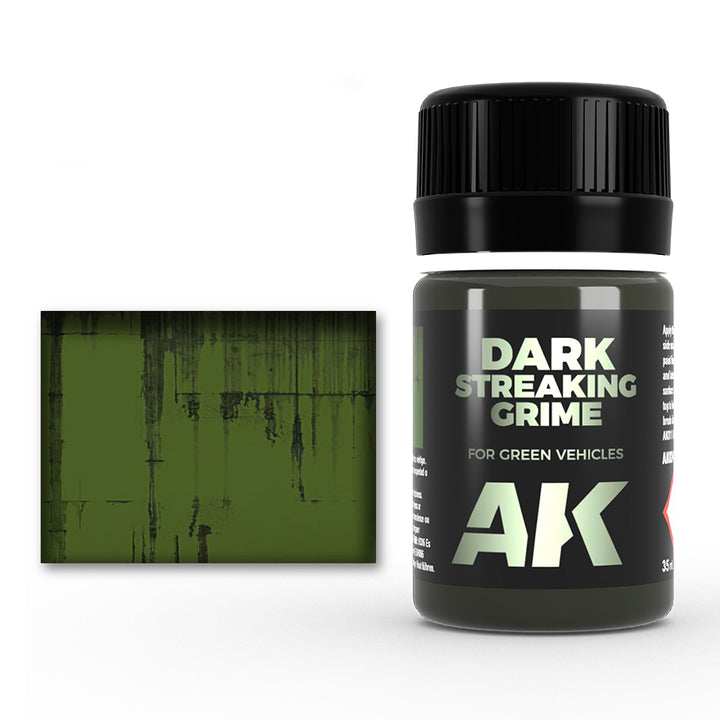 Enamel: Dark Streaking Grime (AK Interactive) (AK024)