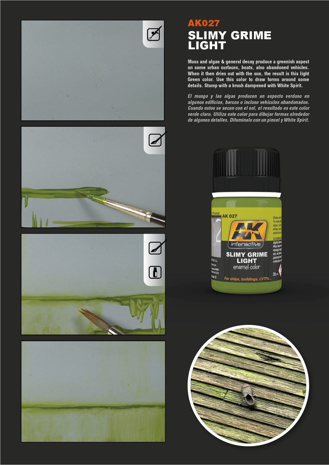 Enamel: Slimy Grime Light (AK Interactive) (AK027)