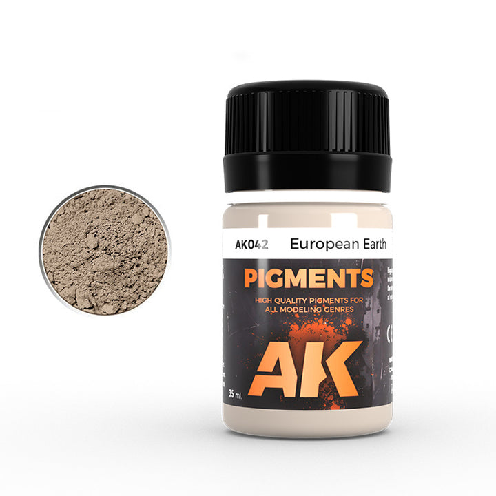 Pigments: European Earth (AK Interactive) (AK042)