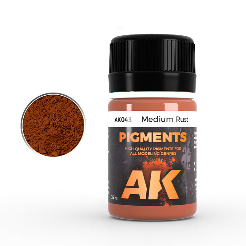 Pigments: Medium Rust (AK Interactive) (AK043)