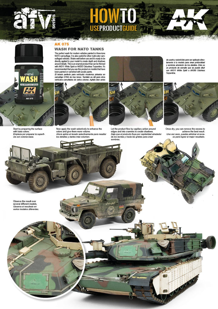 Wash: NATO Camo Vehicles (AK Interactive) (AK075)