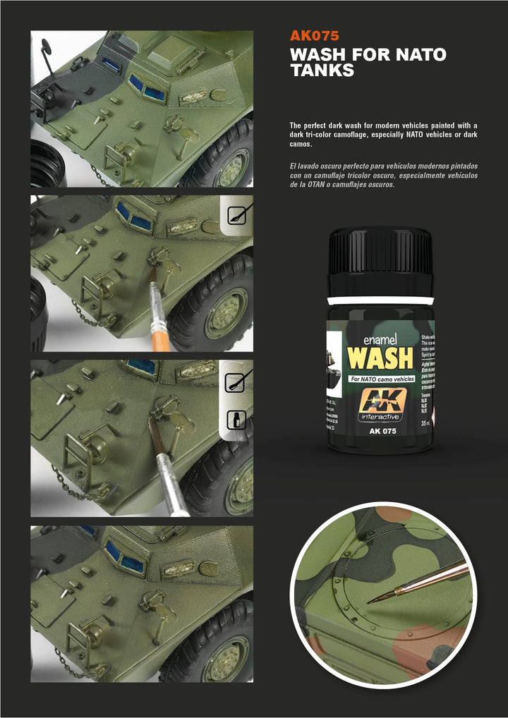 Wash: NATO Camo Vehicles (AK Interactive) (AK075)