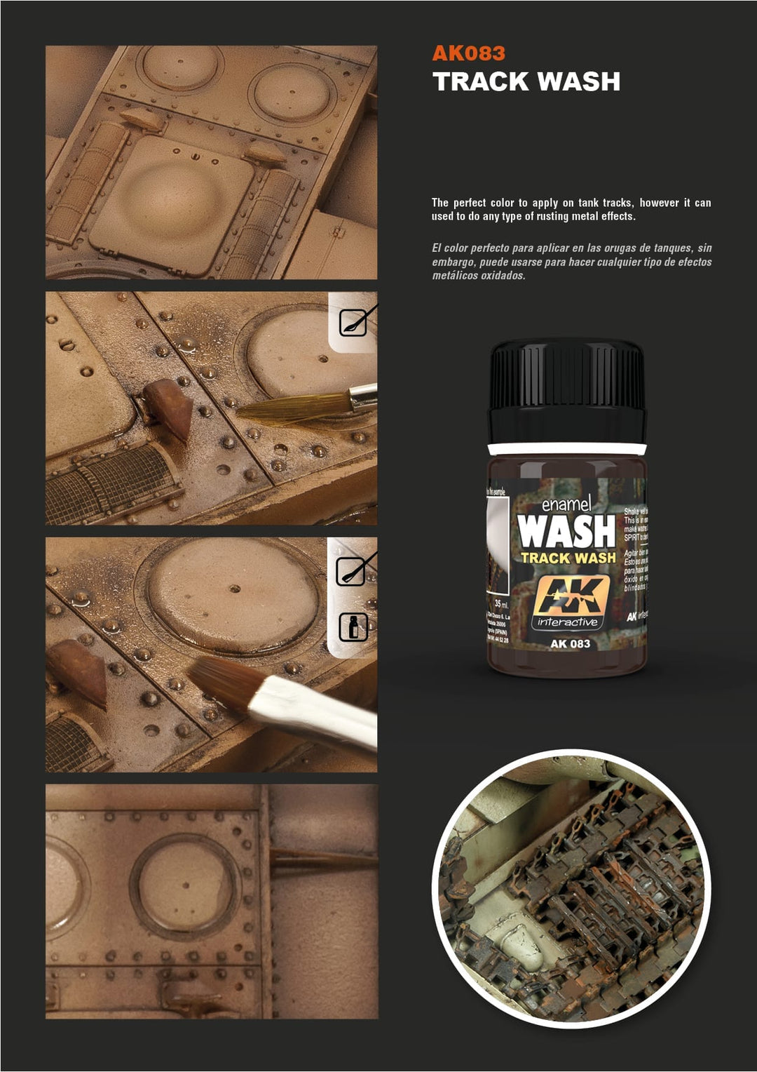 Wash: Tracks (AK Interactive) (AK083)