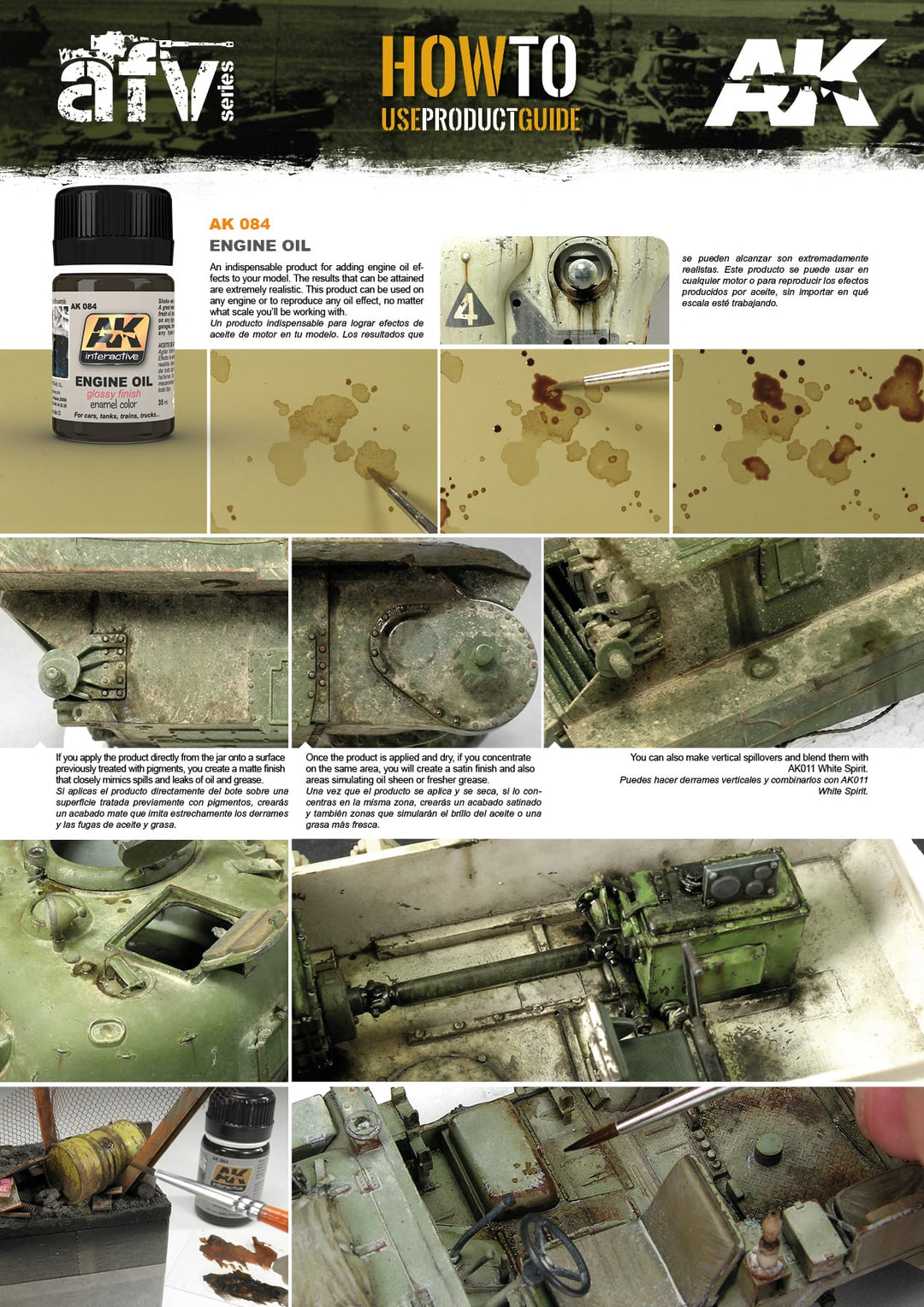 Engine Oil Fresh Finish (AK Interactive) (AK084)