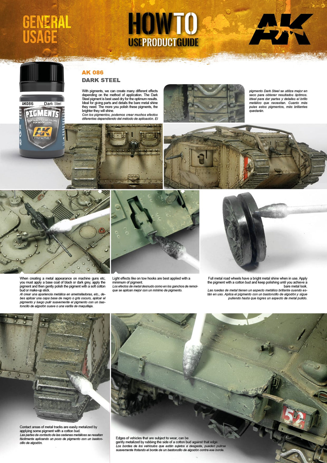 Pigments: Dark Steel (AK Interactive) (AK086)