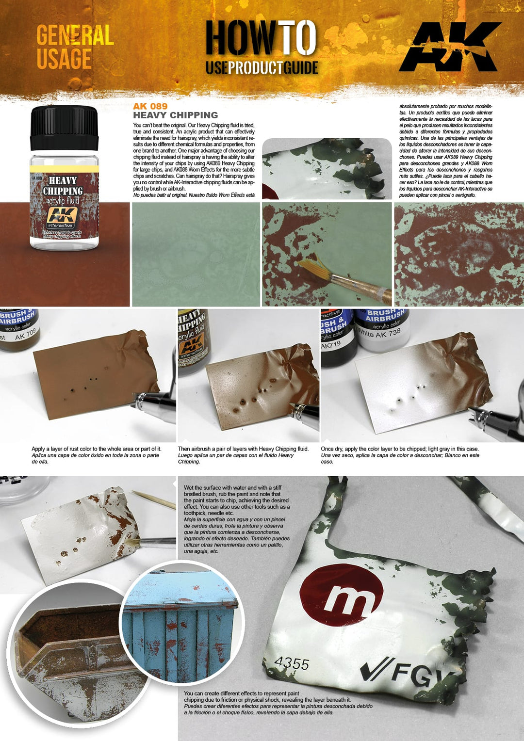 Heavy Chipping Acrylic Fluid (AK Interactive) (AK089)