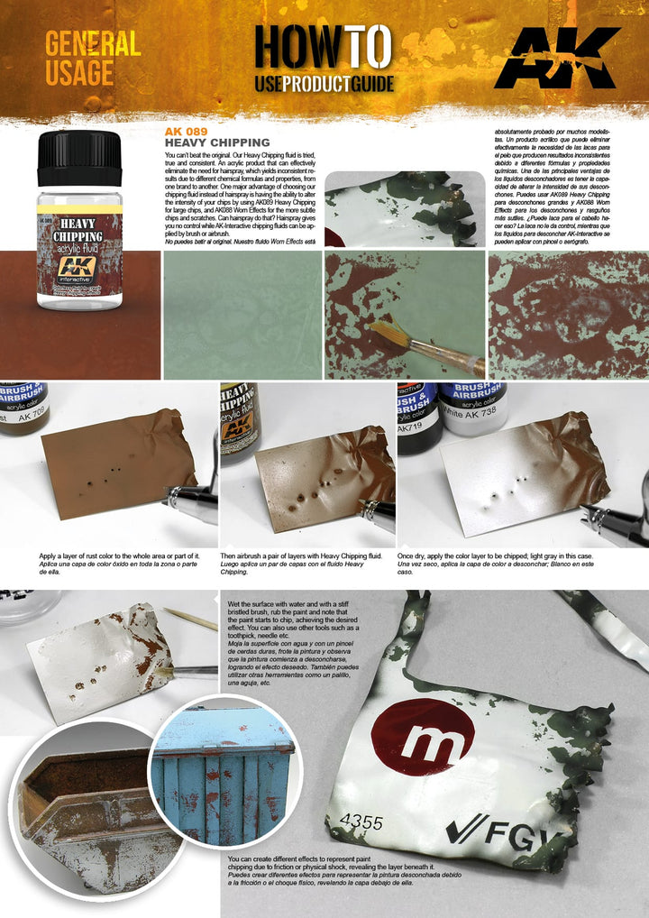 Heavy Chipping Acrylic Fluid (AK Interactive) (AK089)