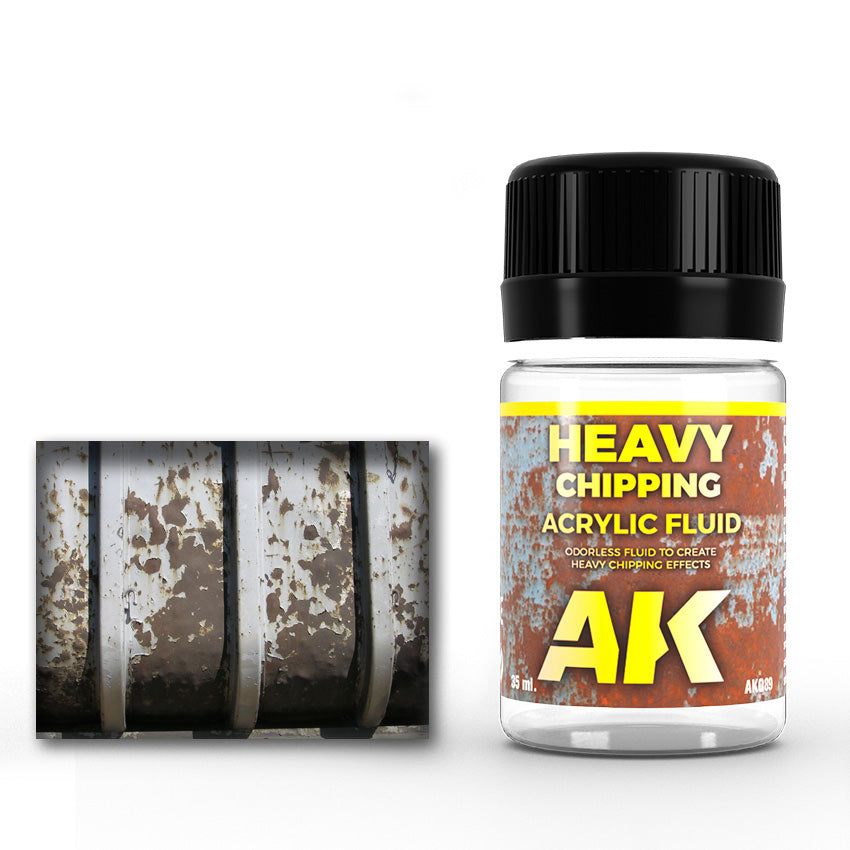 Heavy Chipping Acrylic Fluid (AK Interactive) (AK089)