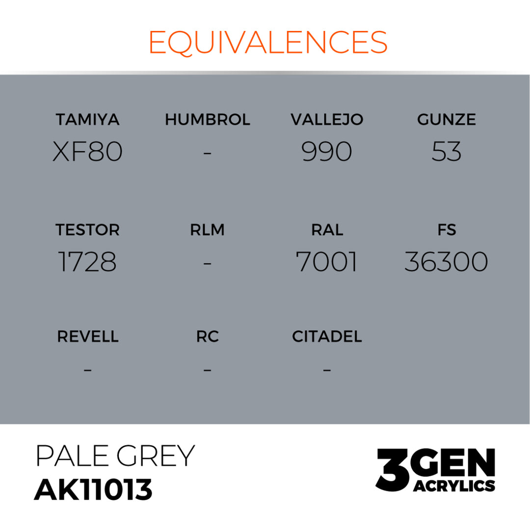 3GEN Acrylics: Pale Grey (AK Interactive) (AK11013)